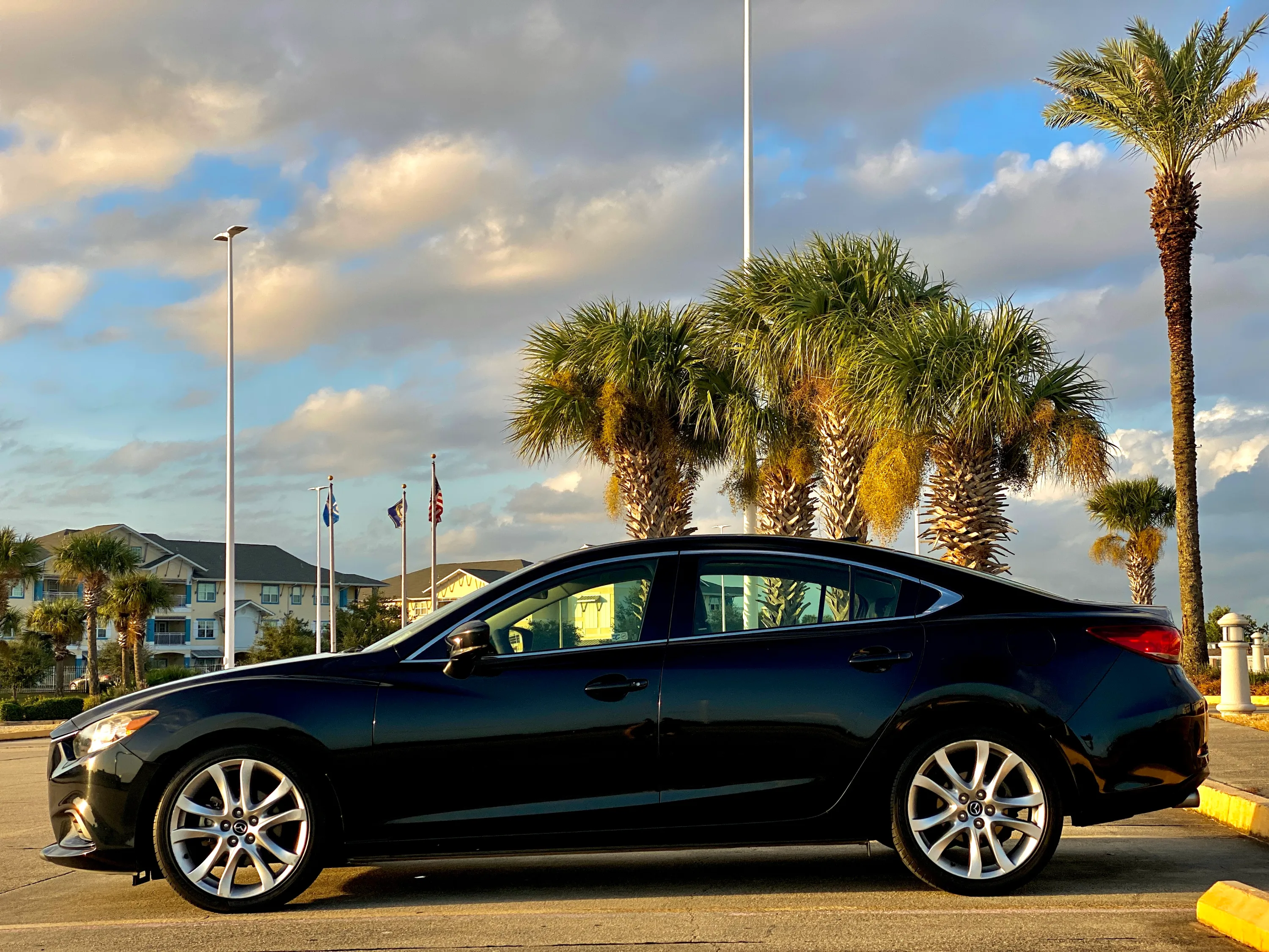 Exterior auto detailing and paint gloss restoration